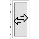 Larson Signature Classic Full-View Aluminum Storm Door, Black, 36 in × 81 in, Model 14904052