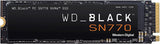 WD_BLACK 2TB SN770 Internal Gaming SSD with Gen4 PCIe and M.2 2280 Form Factor, Up to 5,150 MB/s, WDS200T3X0E
